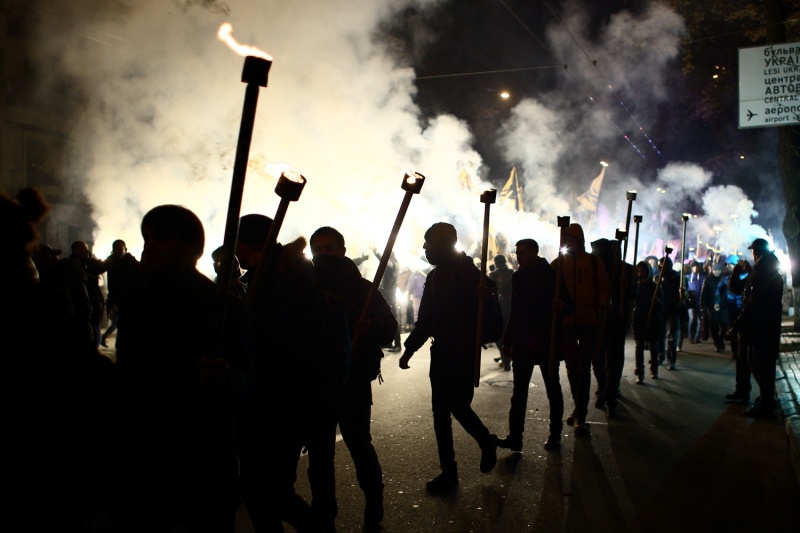 "Марш нації" у Києві: активісти зажадали відмовитися від виборів на Донбасі